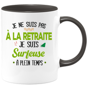 quotedazur - Mug Retraite Je Suis Surfeuse - Cadeau Humour Sport - Idée Cadeau Retraite Original Surf - Tasse Surfeuse - Départ Retraite Anniversaire Ou Noël