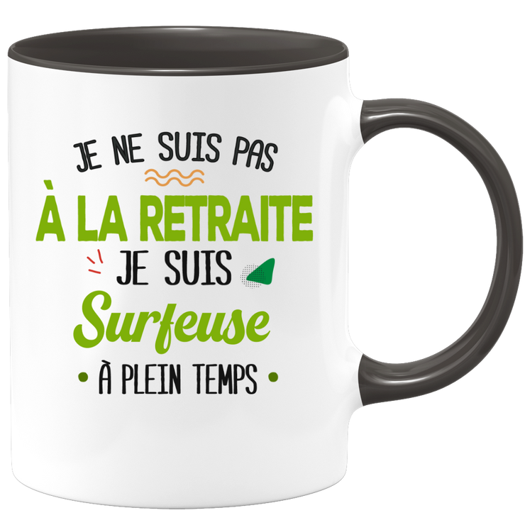 quotedazur - Mug Retraite Je Suis Surfeuse - Cadeau Humour Sport - Idée Cadeau Retraite Original Surf - Tasse Surfeuse - Départ Retraite Anniversaire Ou Noël