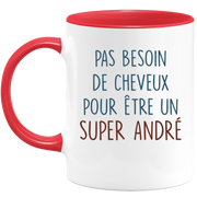 Mug pas besoin de cheveux pour être un super André