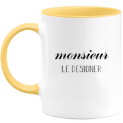 quotedazur - Mug Monsieur Le Designer - Cadeau Humour Métier Travail  - Idée Cadeau Designer Pot De Départ Chef Mutation - Tasse Cadeau Retraite Noël Au Bureau