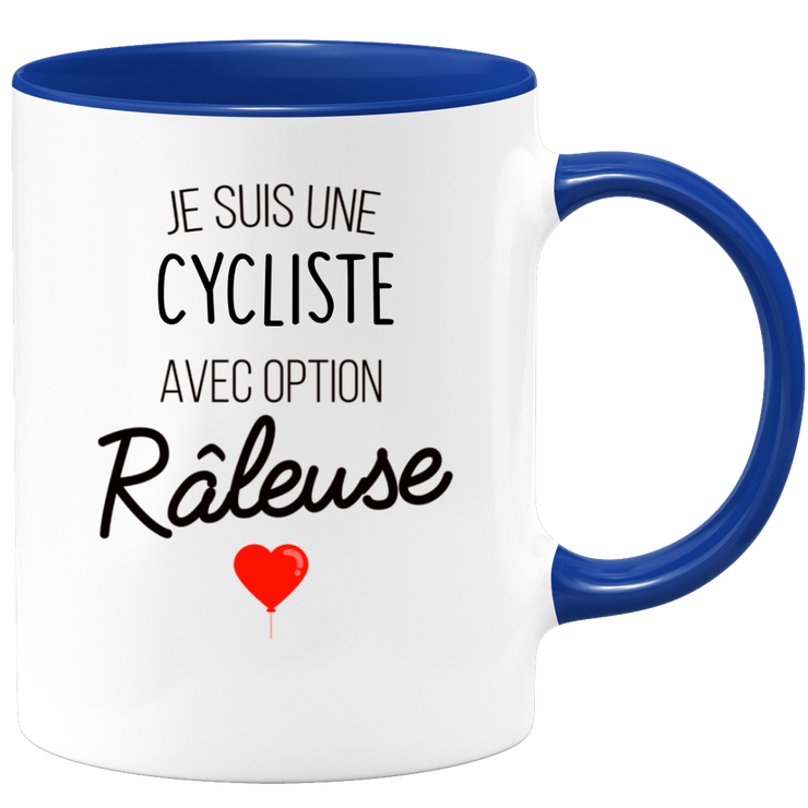 mug i am a cyclist with rause option