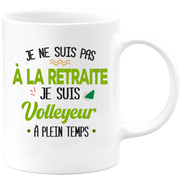 quotedazur - Mug Retraite Je Suis Volleyeur - Cadeau Humour Sport - Idée Cadeau Retraite Original Volley Ball - Tasse Volleyeur - Départ Retraite Anniversaire Ou Noël