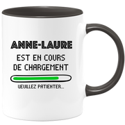 quotedazur - Mug Anne-Laure Est En Cours De Chargement Veuillez Patienter - Cadeau Anne-Laure Prénom Femme Personnalisé - Cadeau Annniversaire Noël Adolescent Collègue