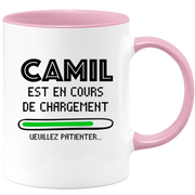 quotedazur - Mug Camil Est En Cours De Chargement Veuillez Patienter - Cadeau Camil Prénom Homme Personnalisé - Cadeau Annniversaire Noël Adolescent Collègue