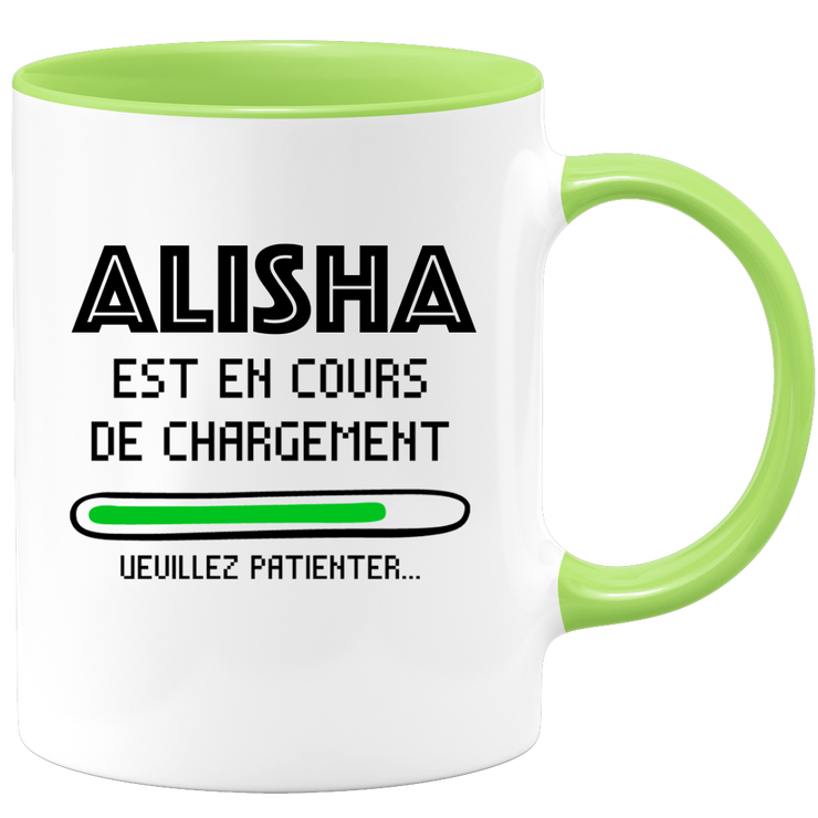 Alisha Mug Is Loading Please Wait - Alisha Personalized Womens First Name Gift