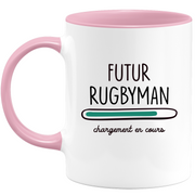 quotedazur - Mug Futur Rugbyman - Idée Cadeau Parfaite pour Fans de Rugby, Naissance, Baby Shower