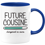 quotedazur - Mug Future Cousine 2024 Chargement En Cours - Cadeau Future Cousine - Surprise Annonce Grossesse Garçon/Fille Naissance Bébé