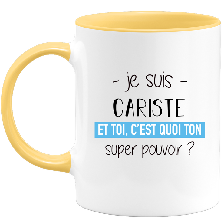 quotedazur - Mug Je Suis Cariste Et Toi C'est Quoi Ton Super Pouvoir - Cadeau Humour Travail - Idée Cadeau Départ Collègue - Tasse Chef Cariste - Idéal Pour Noël Au Bureau