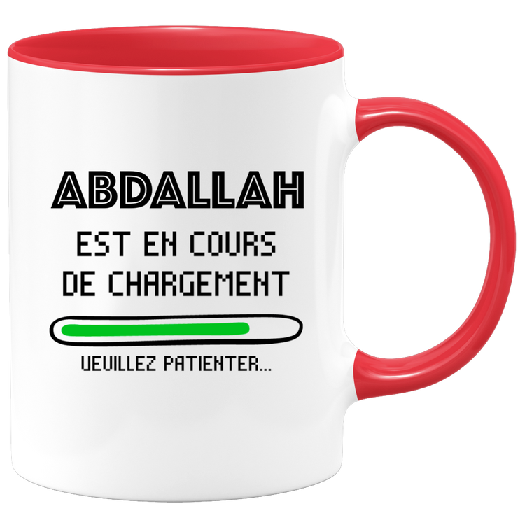 Abdallah Mug Is Loading Please Wait - Personalized Abdallah First Name Man Gift