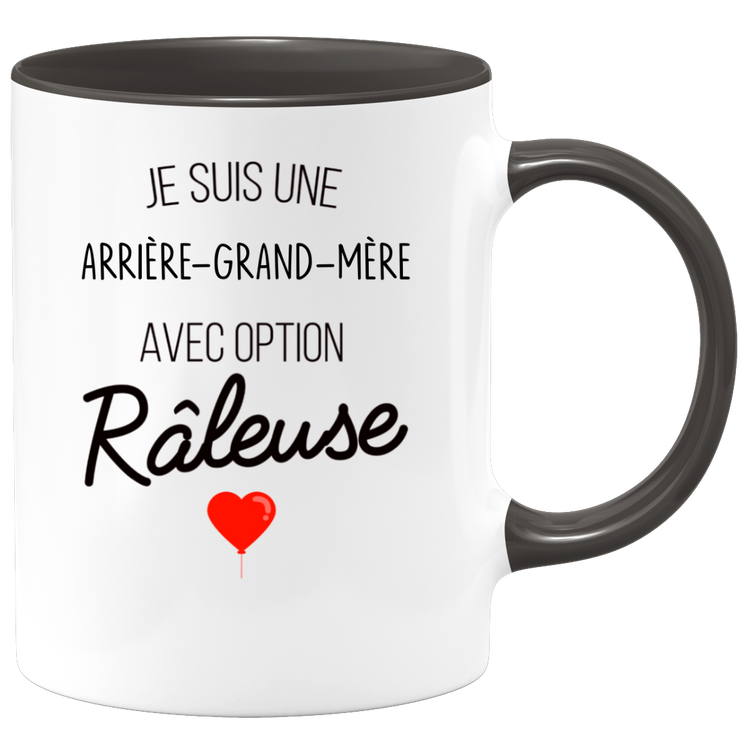 quotedazur - Mug Je Suis Une Arrière-grand-mère Avec Option Râleuse - Cadeau Idéal Pour Arrière-grand-mère - Cadeau Personnalisé Pour Femme - Cadeau Original Pour Anniversaire Ou Noël