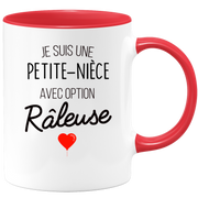 quotedazur - Mug Je Suis Une Petite-Nièce Avec Option Râleuse - Cadeau Idéal Pour Petite-Nièce - Cadeau Personnalisé Pour Femme - Cadeau Original Pour Anniversaire Ou Noël