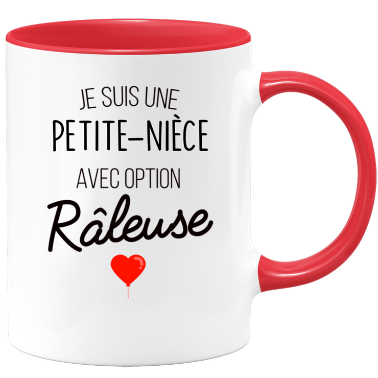 quotedazur - Mug Je Suis Une Petite-Nièce Avec Option Râleuse - Cadeau Idéal Pour Petite-Nièce - Cadeau Personnalisé Pour Femme - Cadeau Original Pour Anniversaire Ou Noël