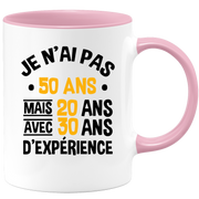 Funny funny 50th birthday mug - 50th birthday gift mug Man Woman Humor Original