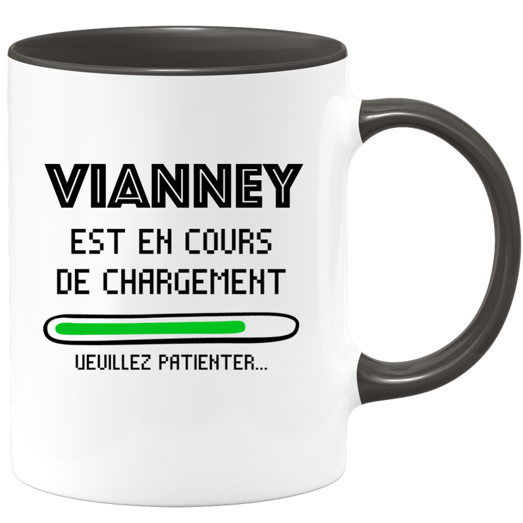 quotedazur - Mug Vianney Est En Cours De Chargement Veuillez Patienter - Cadeau Vianney Prénom Homme Personnalisé - Cadeau Annniversaire Noël Adolescent Collègue