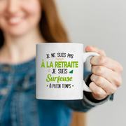 quotedazur - Mug Retraite Je Suis Surfeuse - Cadeau Humour Sport - Idée Cadeau Retraite Original Surf - Tasse Surfeuse - Départ Retraite Anniversaire Ou Noël