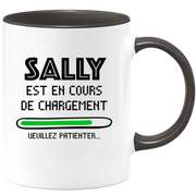 Mug Sally Is Loading Please Wait - Personalized Women's First Name Sally Gift