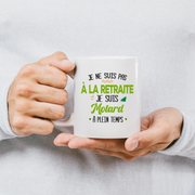 quotedazur - Mug Retraite Je Suis Motard - Cadeau Humour Sport - Idée Cadeau Retraite Original Moto - Tasse Motard - Départ Retraite Anniversaire Ou Noël