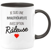 quotedazur - Mug Je Suis Une Inhalothérapeute Avec Option Râleuse - Cadeau Idéal Pour Inhalothérapeute - Cadeau Personnalisé Pour Femme - Cadeau Original Pour Anniversaire Ou Noël