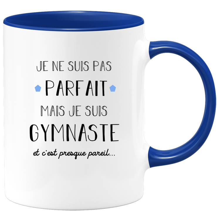 Gymnast gift mug - I'm not perfect but I'm a gymnast - Valentine's Day Anniversary Gift Man Love Couple