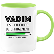 quotedazur - Mug Vadim Est En Cours De Chargement Veuillez Patienter - Cadeau Vadim Prénom Homme Personnalisé - Cadeau Annniversaire Noël Adolescent Collègue