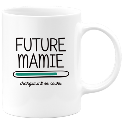 quotedazur - Mug Future Mamie 2024 Chargement En Cours - Cadeau Future Grand-Mère - Surprise Annonce Grossesse Garçon/Fille Naissance Bébé