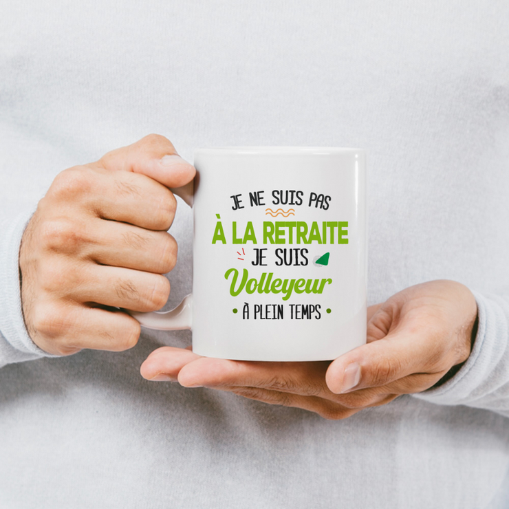 quotedazur - Mug Retraite Je Suis Volleyeur - Cadeau Humour Sport - Idée Cadeau Retraite Original Volley Ball - Tasse Volleyeur - Départ Retraite Anniversaire Ou Noël