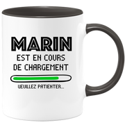 quotedazur - Mug Marin Est En Cours De Chargement Veuillez Patienter - Cadeau Marin Prénom Homme Personnalisé - Cadeau Annniversaire Noël Adolescent Collègue