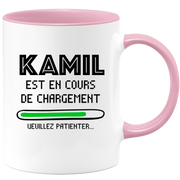 quotedazur - Mug Kamil Est En Cours De Chargement Veuillez Patienter - Cadeau Kamil Prénom Homme Personnalisé - Cadeau Annniversaire Noël Adolescent Collègue