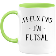 quotedazur - Mug Je Peux Pas J'ai Futsal - Cadeau Humour Sport - Idée Cadeau Original - Tasse Futsal - Idéal Pour Anniversaire Ou Noël