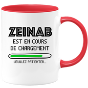 quotedazur - Mug Zeinab Est En Cours De Chargement Veuillez Patienter - Cadeau Zeinab Prénom Femme Personnalisé - Cadeau Annniversaire Noël Adolescent Collègue