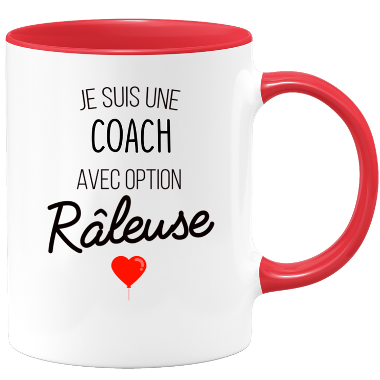 mug I'm a coach with a rauser option