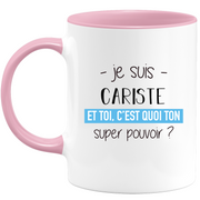 quotedazur - Mug Je Suis Cariste Et Toi C'est Quoi Ton Super Pouvoir - Cadeau Humour Travail - Idée Cadeau Départ Collègue - Tasse Chef Cariste - Idéal Pour Noël Au Bureau