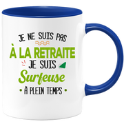 quotedazur - Mug Retraite Je Suis Surfeuse - Cadeau Humour Sport - Idée Cadeau Retraite Original Surf - Tasse Surfeuse - Départ Retraite Anniversaire Ou Noël