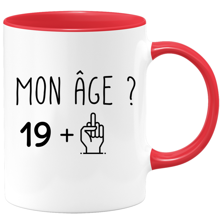 20th Birthday Mug - Humorous Gift for Men and Women