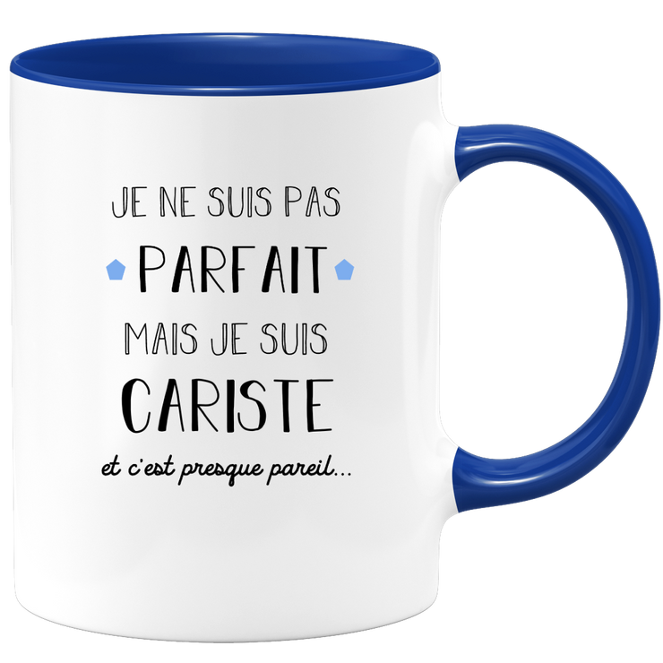 quotedazur - Mug Je Ne Suis Pas Parfait Mais Je Suis Cariste  - Cadeau Humour Métier Travail - Idée Cadeau Pot De Départ Chef Mutation - Tasse Cadeau Retraite Noël Au Bureau