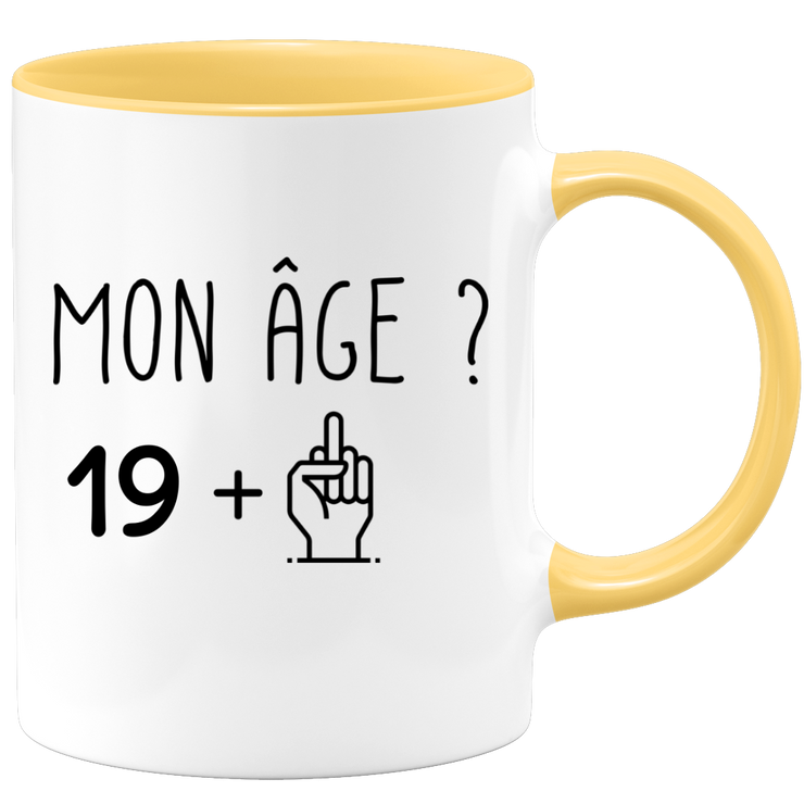 20th Birthday Mug - Humorous Gift for Men and Women