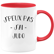 Mug I can't I have judo - funny birthday humor gift for judo