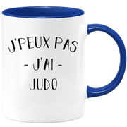 Mug I can't I have judo - funny birthday humor gift for judo