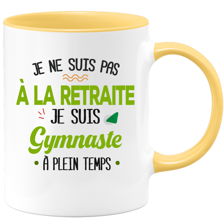 quotedazur - Retirement Mug I Am Gymnast - Sport Humor Gift - Original Gymnastics Retirement Gift Idea - Gymnast Mug - Retirement Departure Birthday Or Christmas