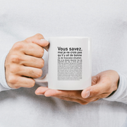 quotedazur - Mug Vous Savez Bonne Ou Mauvaise Situation - Cadeau Collègue Retraite - Idée Cadeau Original Femme - Tasse Couple Saint Valentin - Gadget Geek - Idéal Anniversaire Soeur Meilleure Amie