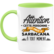 quotedazur - Mug This Person Can Talk About Sarbacana At Any Time - Sport Humor Gift - Original Gift Idea - Sarbacana Mug - Birthday Or Christmas