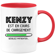 quotedazur - Mug Kenzy Est En Cours De Chargement Veuillez Patienter - Cadeau Kenzy Prénom Homme Personnalisé - Cadeau Annniversaire Noël Adolescent Collègue