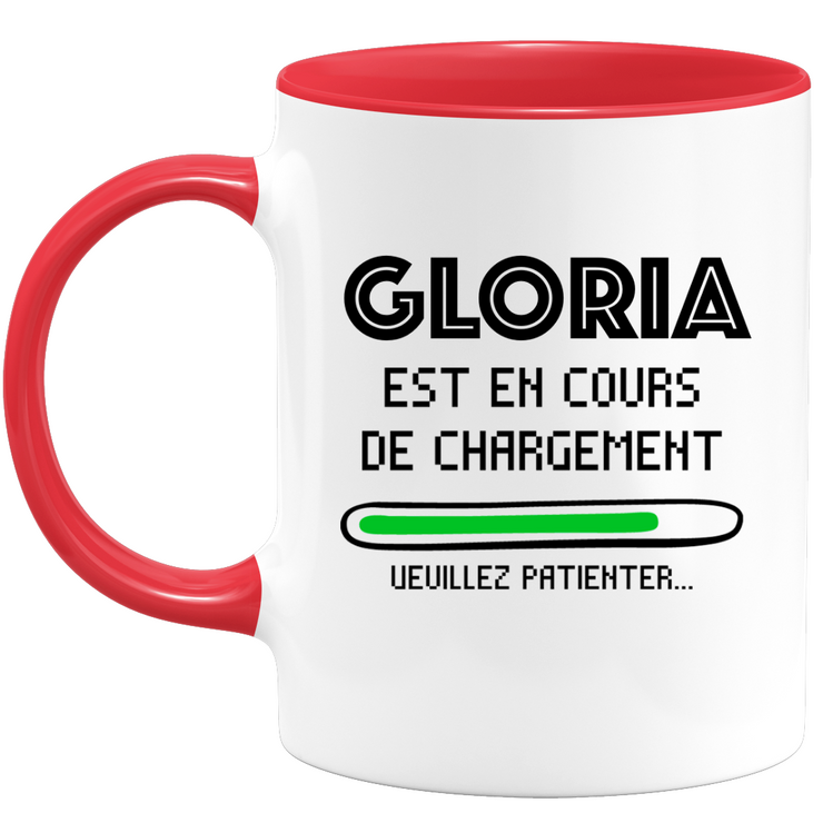 Gloria Mug Is Loading Please Wait - Personalized Gloria First Name Woman Gift