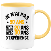 Funny funny 50th birthday mug - 50th birthday gift mug Man Woman Humor Original