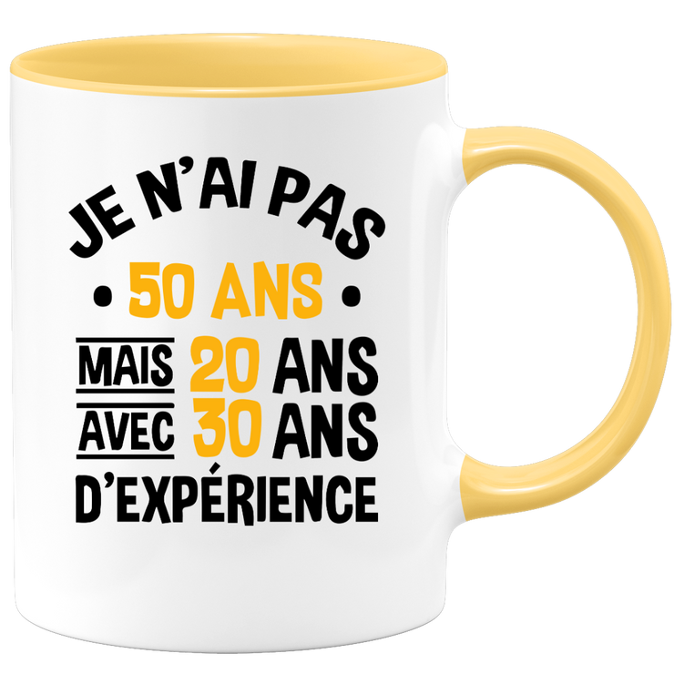 Funny funny 50th birthday mug - 50th birthday gift mug Man Woman Humor Original