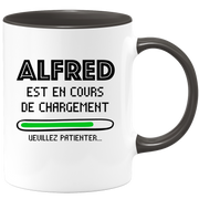 quotedazur - Mug Alfred Est En Cours De Chargement Veuillez Patienter - Cadeau Alfred Prénom Homme Personnalisé - Cadeau Annniversaire Noël Adolescent Collègue