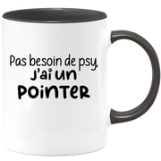 quotedazur - Mug No Need For Psy I Have A Pointer - Dog Humor Gift - Original Mug Animals Christmas Birthday Gift