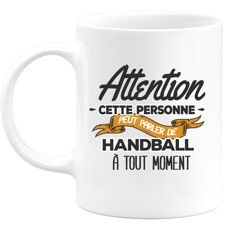 Mug je peux pas j'ai handball - cadeau humour anniversaire drôle pour