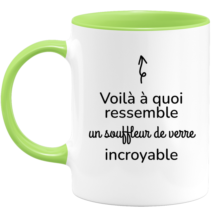 quotedazur - Mug Voilà à Quoi Ressemble Un Souffleur de verre Incroyable - Cadeau Souffleur de verre - Idée Cadeau Anniversaire - Idée Pour Une Attention Originale Souffleur de verre