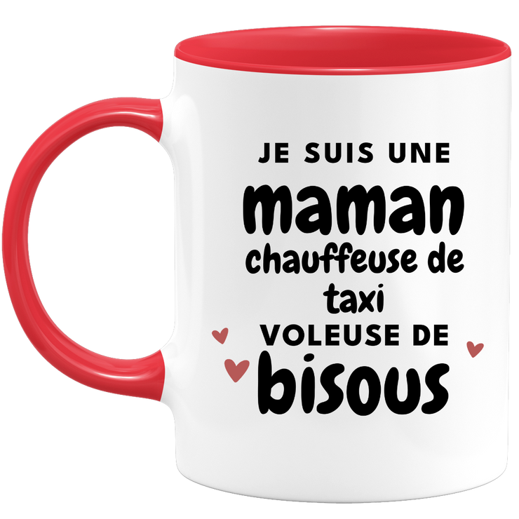 quotedazur - Mug I am a kiss-stealing taxi driver mom - Original Mother's Day Gift - Gift Idea For Mom Birthday - Gift For Future Mom Birth